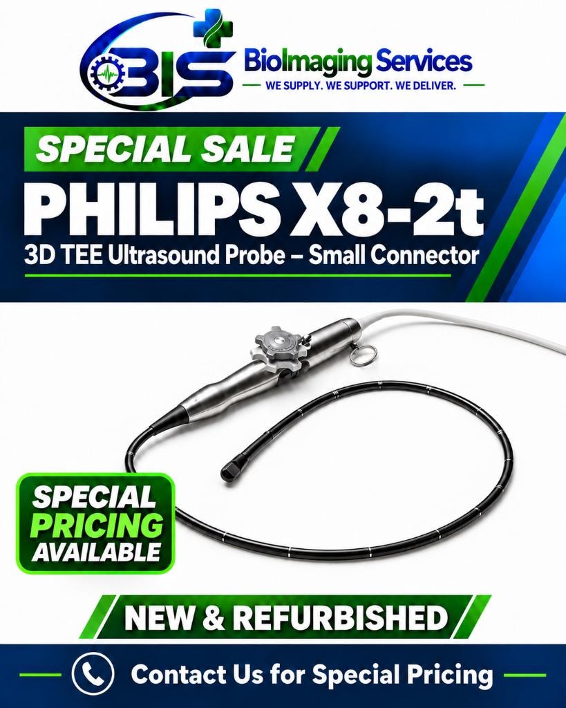 Philips X8-2t TEE Ultrasound Probe for Sale | Bioimaging Services
